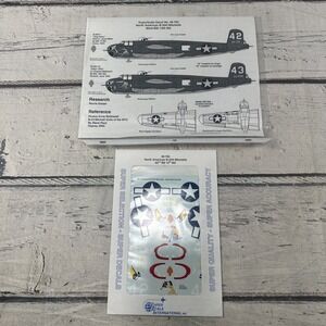 Super Scale International Decals 1/48 North American  48-783 B-25H Mitchells